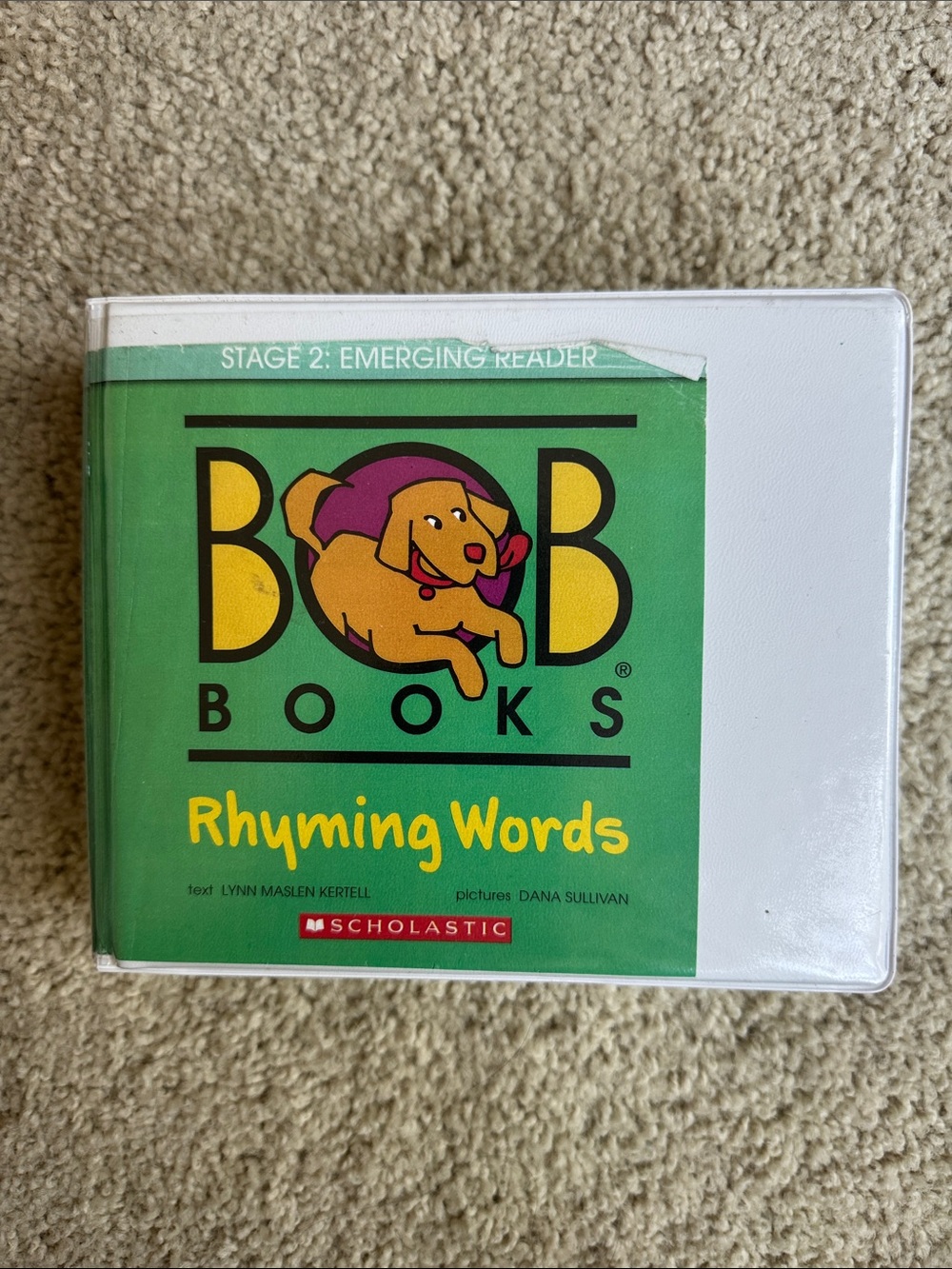 Scholastic BOB Books Rhyming Words - Green with Yellow & Purple Accents